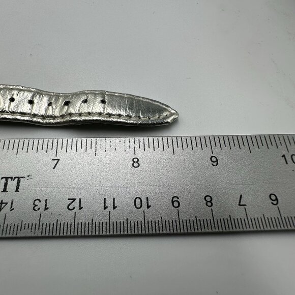 Vintage Shannons Watch Women Silver Tone Rotating Heart Dial New Battery 8.5" - Picture 12 of 14